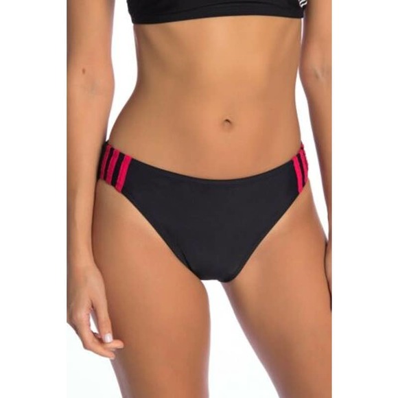 Adidas Bikini Bottoms Red and Black - Picture 2 of 4